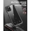 imageSupCase Unicorn Beetle Style Series Clear Case for iPhone 12 Pro Max Black  Designed for iPhone 12 Pro Max 2020 Release 67 Inch Premium Hybrid Protective