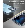 imageSUPCASE UB Edge Pro Case Phone Case for iPhone 13 Pro Max Cerulean  with Screen Protector AntiScratch FullBody Protection Slim Frame Clear Shockproof ProtectiveCerulean