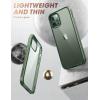 imageSUPCASE UB Edge Pro Case Phone Case for iPhone 13 Pro Max Cerulean  with Screen Protector AntiScratch FullBody Protection Slim Frame Clear Shockproof ProtectiveDark Green