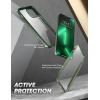 imageSUPCASE UB Edge Pro Case Phone Case for iPhone 13 Pro Max Cerulean  with Screen Protector AntiScratch FullBody Protection Slim Frame Clear Shockproof ProtectiveDark Green