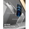 imageSUPCASE UB Edge Pro Case Phone Case for iPhone 13 Pro Max Cerulean  with Screen Protector AntiScratch FullBody Protection Slim Frame Clear Shockproof ProtectiveSilver