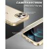 imageSUPCASE UB Edge Pro Case Phone Case for iPhone 13 Pro Max Cerulean  with Screen Protector AntiScratch FullBody Protection Slim Frame Clear Shockproof ProtectiveGold