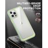 imageSUPCASE Unicorn Beetle Style Series Clear Case for iPhone 13 Pro Max Azure  2021 Release 67 Inch Premium Hybrid ProtectiveMintGreen