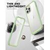 imageSUPCASE Unicorn Beetle Style Series Clear Case for iPhone 13 Pro Max Azure  2021 Release 67 Inch Premium Hybrid ProtectiveMintGreen