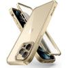 imageSUPCASE UB Edge Pro Case Phone Case for iPhone 13 Pro Max Cerulean  with Screen Protector AntiScratch FullBody Protection Slim Frame Clear Shockproof ProtectiveGold