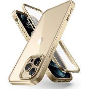 imageSUPCASE UB Edge Pro Case Phone Case for iPhone 13 Pro Max Cerulean  with Screen Protector AntiScratch FullBody Protection Slim Frame Clear Shockproof ProtectiveGold