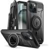 imageSUPCASE for iPhone 15 Case with Stand Unicorn Beetle Pro Mag Builtin Screen Protector ampamp Belt Clip Compatible with MagSafe MilitaryGrade Magnetic Phone Case for iPhone 151413 BlackBlack