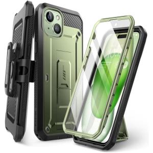 imageSUPCASE for iPhone 15 Case with Stand ampamp BeltClipUnicorn Beetle Pro Builtin Screen Protector MilitaryGrade Drop Protection Heavy Duty Rugged Phone Case for iPhone 15 61 Inch 2023 BlackGuldan