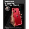 imageSUPCASE Unicorn Beetle Style Series Case for iPhone 13 2021 Release 61 Inch Premium Hybrid Protective Clear Case JasperRed