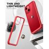 imageSUPCASE Unicorn Beetle Style Series Case for iPhone 13 2021 Release 61 Inch Premium Hybrid Protective Clear Case JasperRed