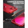 imageSUPCASE Unicorn Beetle Style Series Case for iPhone 13 2021 Release 61 Inch Premium Hybrid Protective Clear Case JasperRed