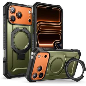 imageSUPCASE for iPhone 17 Pro Max Case with Kickstand Unicorn Beetle Grip Camera Control Cover Compatible with MagSafe MilitaryGrade Drop Protection Heavy Duty Magnetic Phone Case BlackGuldan