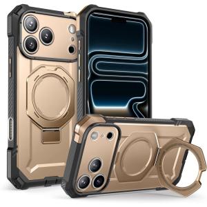 imageSUPCASE for iPhone 17 Pro Max Case with Kickstand Unicorn Beetle Grip Camera Control Cover Compatible with MagSafe MilitaryGrade Drop Protection Heavy Duty Magnetic Phone Case BlackDesert