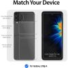 imageDOME GLASS Whitestone Premium Film Screen Protector for Samsung Galaxy Z Flip 4 2022 HD Clear TPU Film with Hinge Cover Film