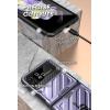 imageSUPCASE for Samsung Samsung Galaxy Z Flip 4 Case with BeltClip Unicorn Beetle Pro AntiScratch MilitaryGrade Protection FullBody Dual Layer Rugged Phone Case for Galaxy Z Flip 4 BlueMauve