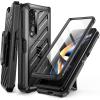 imageSUPCASE for Galaxy Z Fold 4 Case with Stand ampamp BeltClip Unicorn Beetle Builtin Screen Protector MilitaryGrade Drop Protection Heavy Duty Protective Phone Case for Samsung Fold 4 BlackBlack