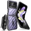 imageSUPCASE for Samsung Samsung Galaxy Z Flip 4 Case with BeltClip Unicorn Beetle Pro AntiScratch MilitaryGrade Protection FullBody Dual Layer Rugged Phone Case for Galaxy Z Flip 4 BlueMauve