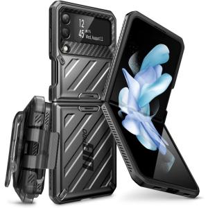 imageSUPCASE for Samsung Samsung Galaxy Z Flip 4 Case with BeltClip Unicorn Beetle Pro AntiScratch MilitaryGrade Protection FullBody Dual Layer Rugged Phone Case for Galaxy Z Flip 4 BlueBlack