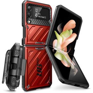 imageSUPCASE for Samsung Samsung Galaxy Z Flip 4 Case with BeltClip Unicorn Beetle Pro AntiScratch MilitaryGrade Protection FullBody Dual Layer Rugged Phone Case for Galaxy Z Flip 4 BlueRuddy