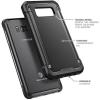 imageSUPCASE Samsung Galaxy S8 Active Case Unicorn Beetle Series Premium Hybrid Protective Frost Clear Case for Samsung Galaxy S8 Active 2017 Release Not Fit Regular Galaxy S8S8 Plus BlackBlack