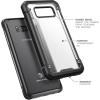 imageSupCase Samsung Galaxy S8 Active Case Unicorn Beetle Series Premium Hybrid Protective Frost Clear Case for Samsung Galaxy S8 Active 2017 Release Not Fit Regular Galaxy S8S8 Plus FrostBlack