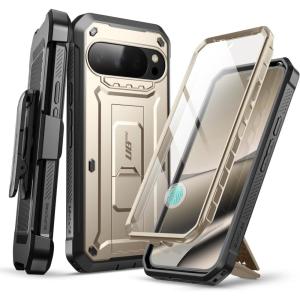 imageSUPCASE for Google Pixel 1010 Pro Case with Screen Protector Unicorn Beetle Pro Builtin Stand ampamp BeltClip MilitaryGrade Protection Full Body Heavy Duty Phone Case BlackDesert