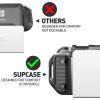 imageSUPCASE for Nintendo Switch OLED Case 2021 Unicorn Beetle Pro MilitaryGrade Protection Ergonomic Design Dockable Integrated Cover Accessories for Nintendo Switch OLEDFrostBlack