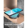 imageSUPCASE Unicorn Beetle Pro Series FullBody Rugged Holster Case with Builtin Screen Protector for 66Inch OnePlus 8T 2020 Metallic Blue