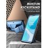 imageSUPCASE Unicorn Beetle Pro Series FullBody Rugged Holster Case with Builtin Screen Protector for 66Inch OnePlus 8T 2020 Metallic Blue