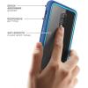 imageSUPCASE Unicorn Beetle Style Series Premium Hybrid Protective Clear Case for OnePlus 6T 2018 Release Blue