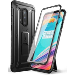 imageSUPCASE Unicorn Beetle Pro Series Case Designed for OnePlus 8 Pro Builtin Screen Protector FullBody Rugged Holster Case for OnePlus 8 Pro Black  678 inches