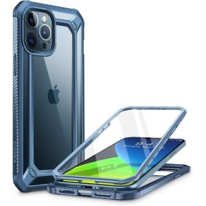 image:imageSUPCASE Unicorn Beetle EXO Pro Series Case for iPhone 12 Pro Max 2020 Release 67 Inch with Builtin Screen Protector Premium Hybrid Protective Clear Bumper Case PurpleBlue