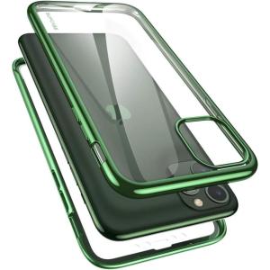 image:imageSUPCASE Unicorn Beetle Electro Series Designed for Apple iPhone 11 Pro 2019 58 inch Case Metallic Electroplated Edges Slim FullBody Protective Case with Builtin Screen Protector Green