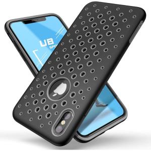 image:imageSUPCASE Unicorn Beetle Sport Series Case for iPhone Xs Max Case 2018 Release Liquid TPU Silicone Rubber Premium Hybrid Case Hole Pattern with Heat Dissipation V20 Black