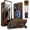 image:imageSUPCASE for Samsung Galaxy S26 Ultra Case with Stand UB Pro Mag 2 Front Frames Compatible with Wireless Charge Builtin Screen Protector amp BeltClip Protective Phone Case for S26 Ultra BlackBrown