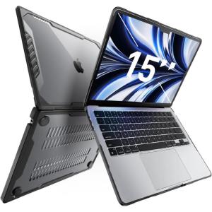 image:imageSUPCASE for MacBook Air 15 Inch Case 2026202520242023 Unicorn Beetle M5M4M3M2 A3241 A3114 A2941 Heavy Duty Shockproof Hard Shell Protective Cover for MacBook Air 15 with Touch ID BlackBlack