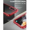 image:imageSUPCASE Unicorn Beetle Pro Slim Transparent Protective Case for Samsung Galaxy S22 Plus 5G 2022 Metallic RedRed