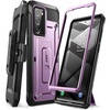 image:imageSUPCASE for Samsung Galaxy Note 20 Case with Stand Unicorn Beetle Pro Builtin Belt Clip Heavy Duty Rugged Kickstand Protective Phone Case Without Screen Protector for Samsung Note 20 BlackPurple