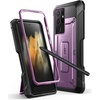 image:imageSUPCASE for Samsung Galaxy S21 Ultra 5G Case with Satnd amp Belt Clip Unicorn Beetle Pro S Pen Slot MilitaryGrade Protection Heavy Duty Phone Case Without Builtin Screen Protector RuddyViolte