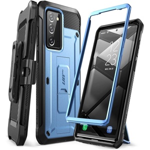 image:imageSUPCASE for Samsung Galaxy Note 20 Case with Stand Unicorn Beetle Pro Builtin Belt Clip Heavy Duty Rugged Kickstand Protective Phone Case Without Screen Protector for Samsung Note 20 BlackSlate Blue