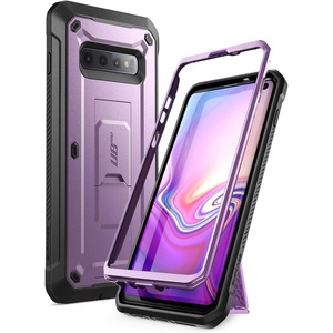 image:imageSUPCASE for Samsung Galaxy S10 Case with Satnd Unicorn Beetle Pro Builtin Belt Clip Heavy Duty Shockproof Rugged Protective Phone Case Without Builtin Screen Protector for Galaxy S10 Purple