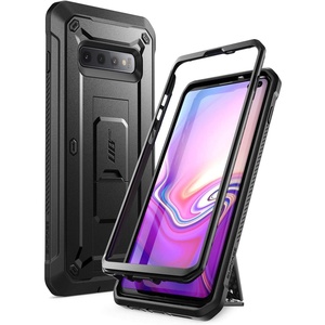 image:imageSUPCASE for Samsung Galaxy S10 Plus Case with Satnd Unicorn Beetle Pro Builtin Belt Clip Heavy Duty Shockproof Protective Phone Case Without Builtin Screen Protector for Galaxy S10 Plus Black