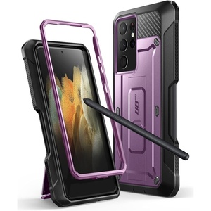 image:imageSUPCASE for Samsung Galaxy S21 Ultra 5G Case with Satnd amp Belt Clip Unicorn Beetle Pro S Pen Slot MilitaryGrade Protection Heavy Duty Phone Case Without Builtin Screen Protector RuddyViolte