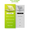 image:imageSUPCASE for MacBook Neo Case 13 Inch 2026 Unicorn Beetle Model A3404 A18 Pro Chip Heavy Duty Rugged MilitaryGrade Protection AntiScratch Hard Shell Protective Cover for MacBook Neo 13 BlackCitrus