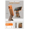 image:imageSUPCASE for MagSafe Wallet with Stand Magnetic Wallet for Men Hold 5 Cards Adjustable Stand RFID Blocking Phone Credit Card Holder Tripod for iPhone 171615141312 Series CoralBrown