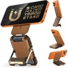 image:imageSUPCASE for MagSafe Wallet with Stand Magnetic Wallet for Men Hold 5 Cards Adjustable Stand RFID Blocking Phone Credit Card Holder Tripod for iPhone 171615141312 Series CoralBrown