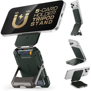 image:imageSUPCASE for MagSafe Wallet with Stand Magnetic Wallet for Men Hold 5 Cards Adjustable Stand RFID Blocking Phone Credit Card Holder Tripod for iPhone 171615141312 Series CoralGuldan